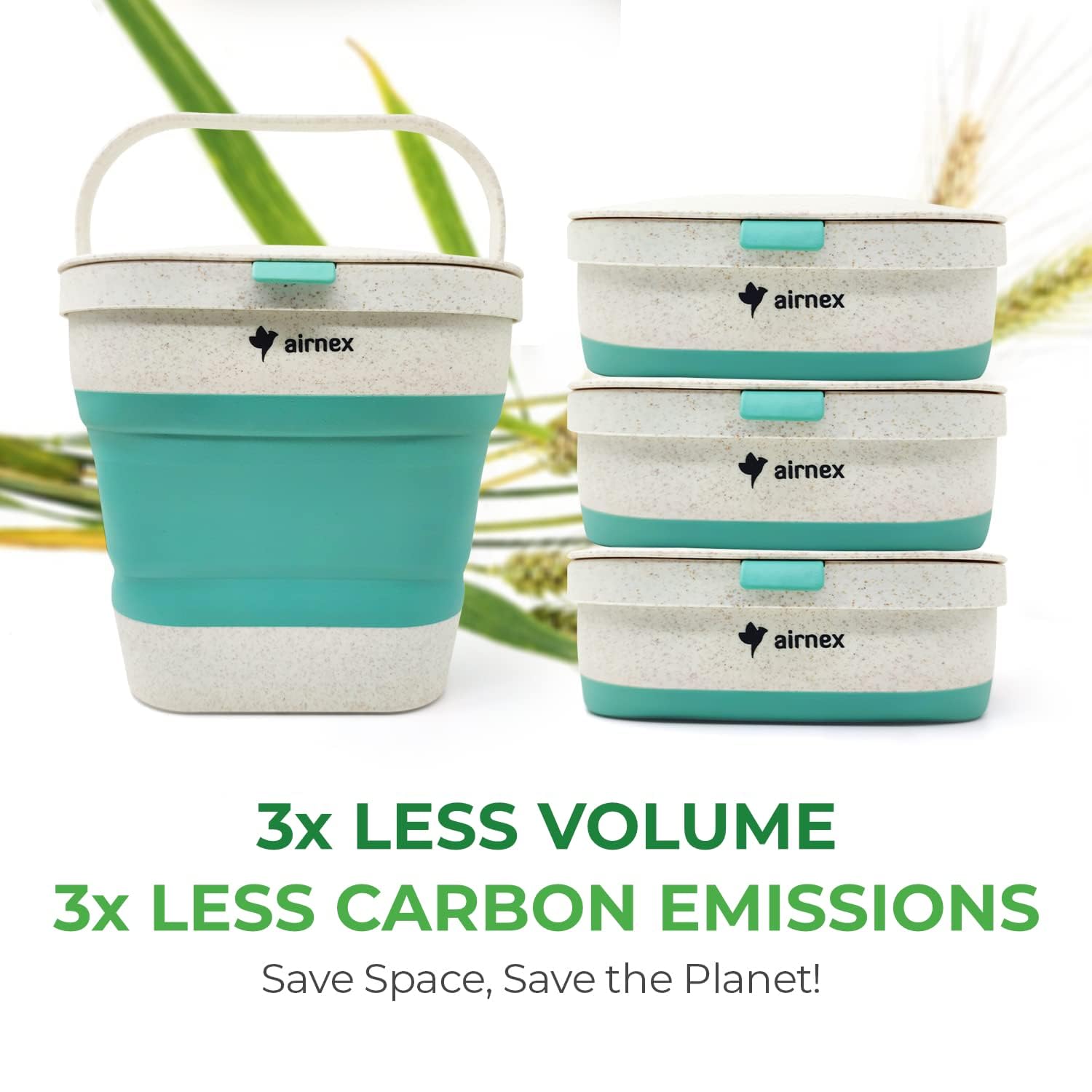 AirNEX compact, collapsed form fits neatly in a cabinet