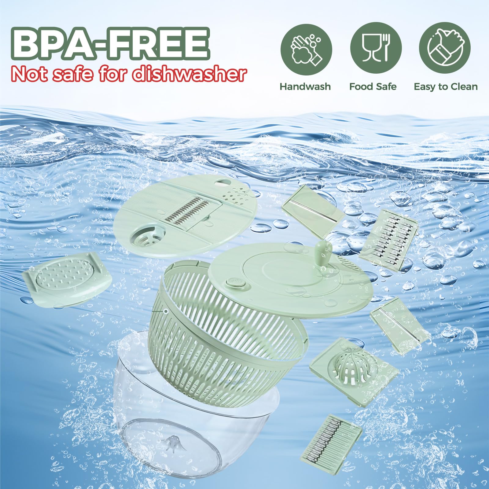 Airpro egg yolk separator in use.