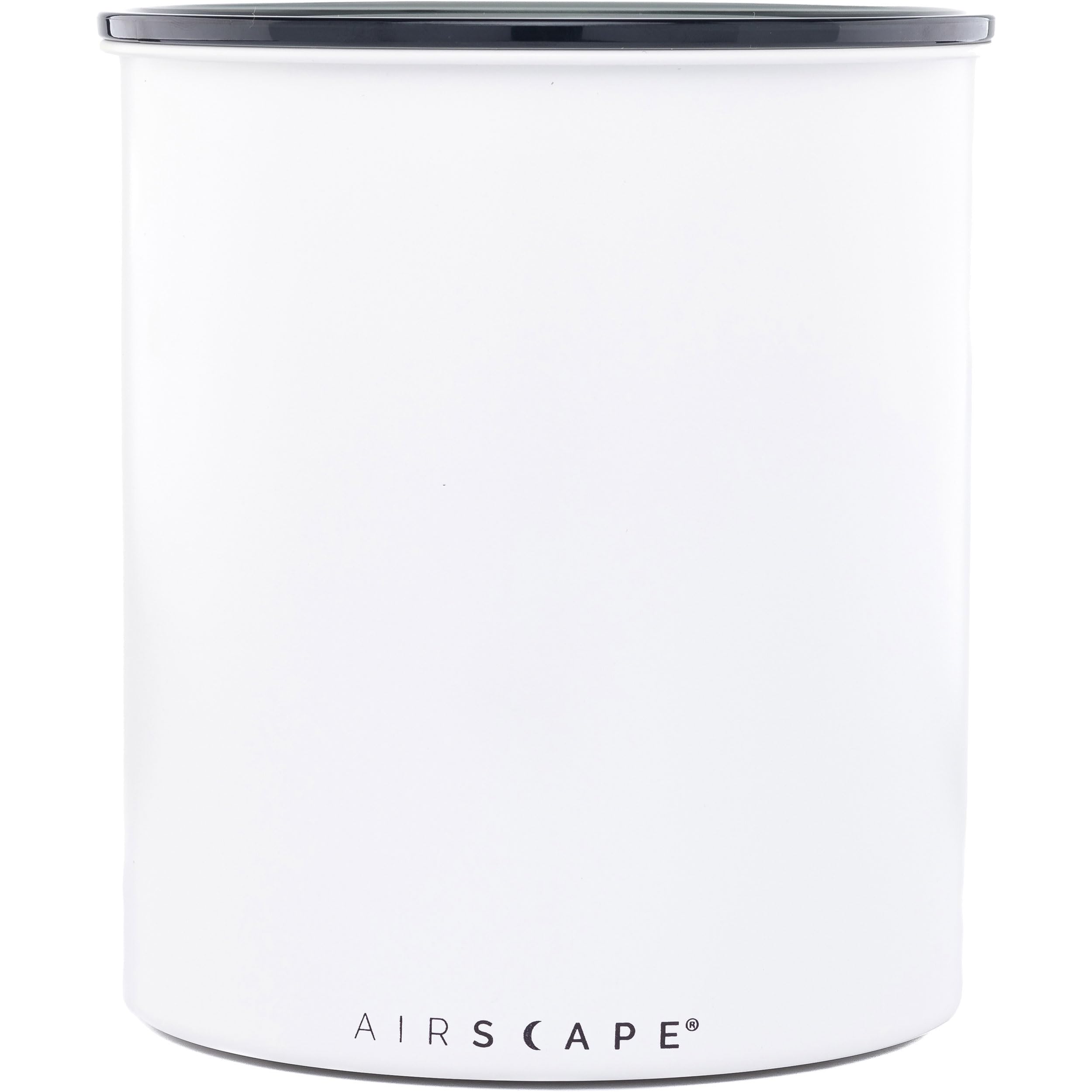 AirScape Kilo canister with inner plunger lid removes oxygen to keep coffee fresh longer.
