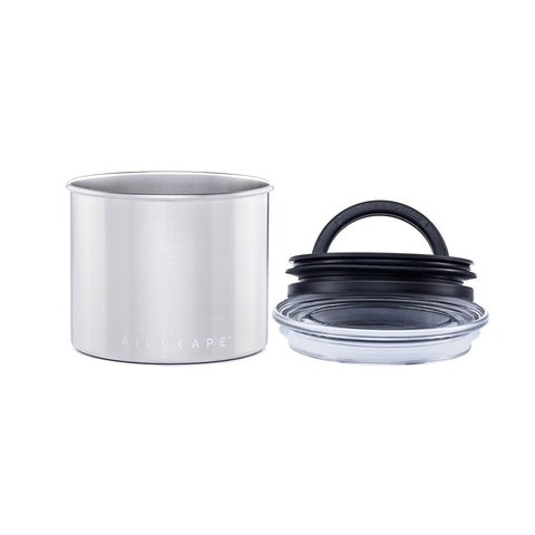 AirScape UV-protective stainless steel body shields coffee from light.