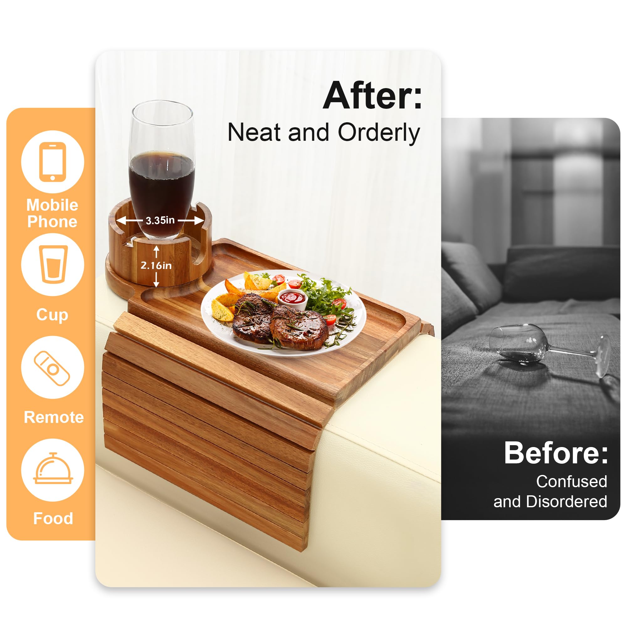 AISONGDONG durable acacia wood construction for long-lasting use