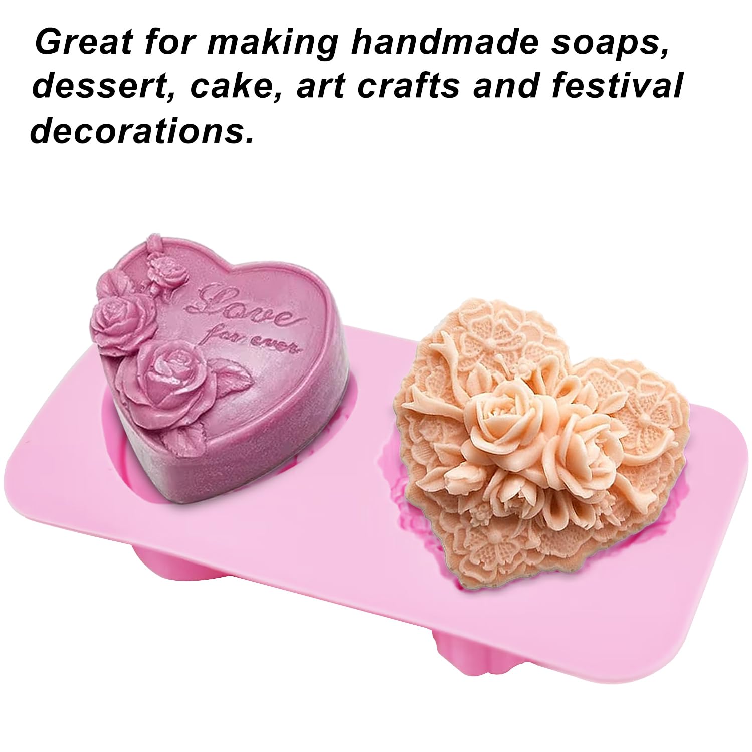 AITRAI easy-release heart mold lets you pop out designs quickly.
