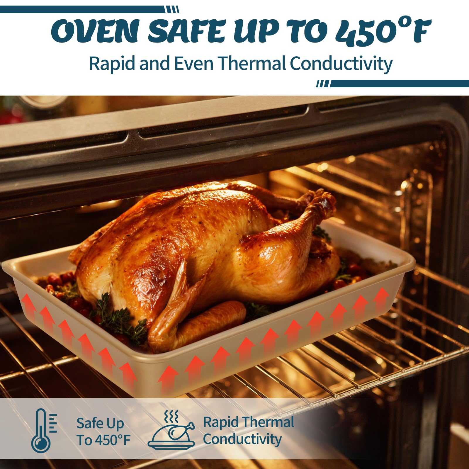 AIVIKI muffin pan for even browning and easy pop-out muffins