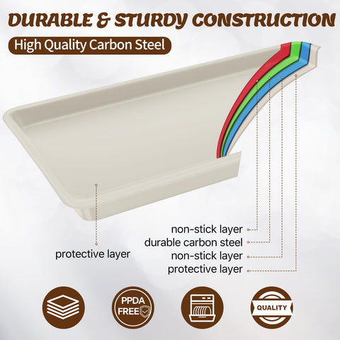 AIVIKI loaf pan ideal for breads and savory loaves.