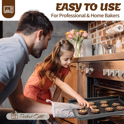AIVIKI muffin pan bakes uniform muffins with easy release