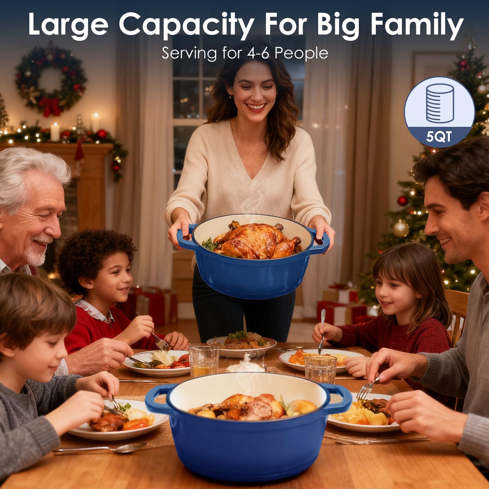 AIVIKI 5QT bread baking inside view shows crust development and even browning.