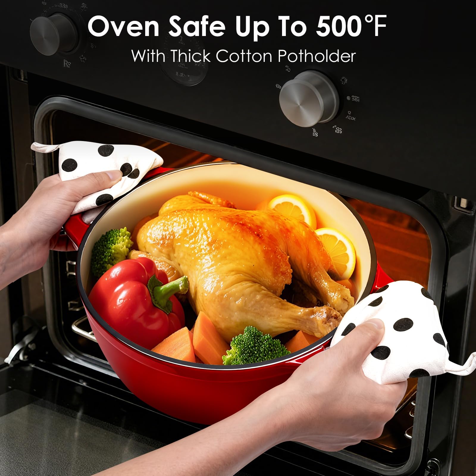 AIVIKI enamel interior resists sticking for easy cleaning