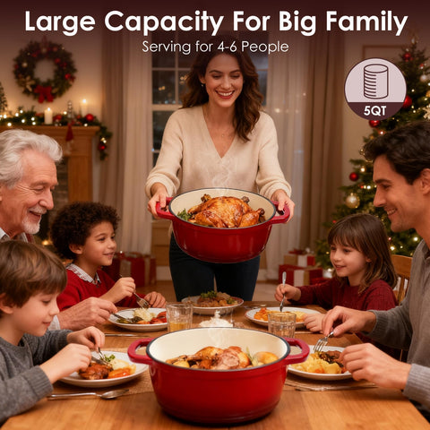 AIVIKI oven-safe up to 500°F, induction compatible