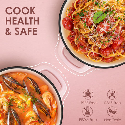 AIVIKI wide-loop handles with cotton potholders support safe lifting