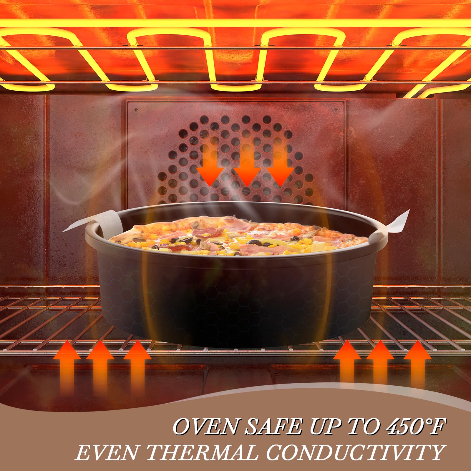 AIVIKI encapsulated-core rim design prevents warping at high temperatures.