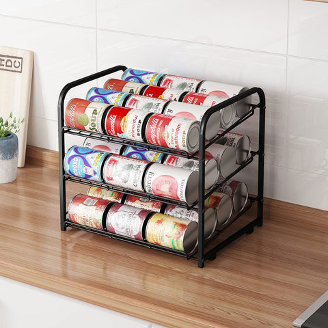 AIYAKA can rack adjustable dividers keep cans neatly arranged