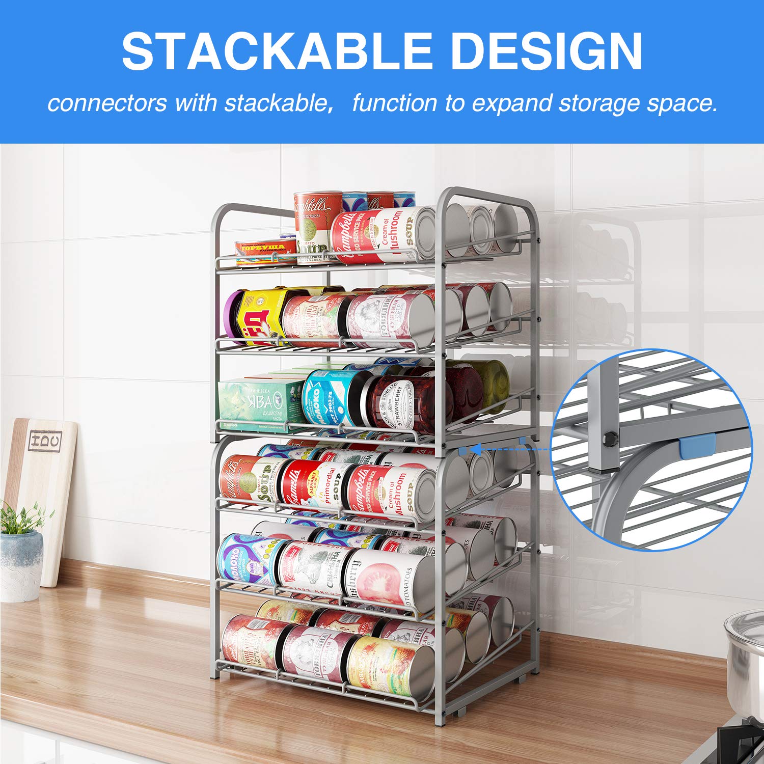 AIYAKA Can Rack easy installation with minimal tools.