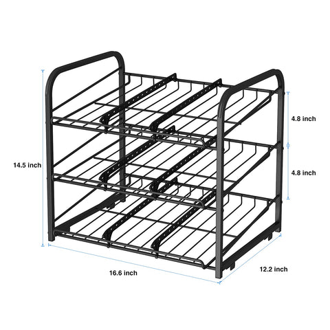 AIYAKA can rack tilt design at 30 degrees for easy front-can access