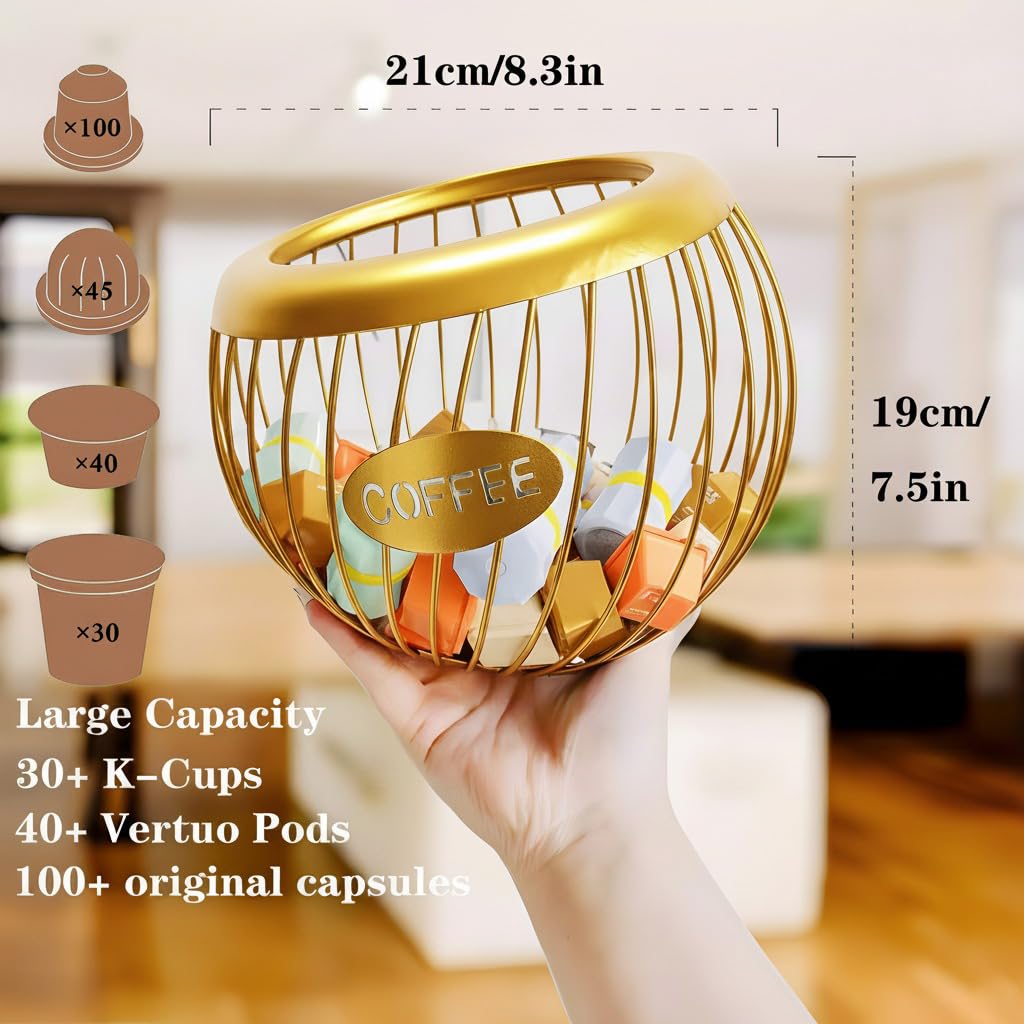 AIYICIII gold bar accessory elevates decor while organizing pods