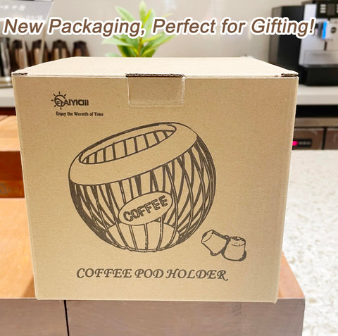 AIYICIII metal coffee pod basket adds sturdy storage to your bar