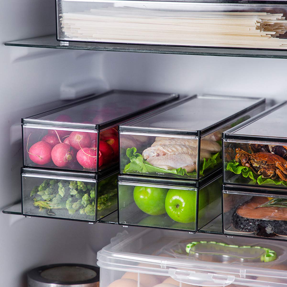 AIYoo multipurpose kitchen storage box for gadgets and small items.