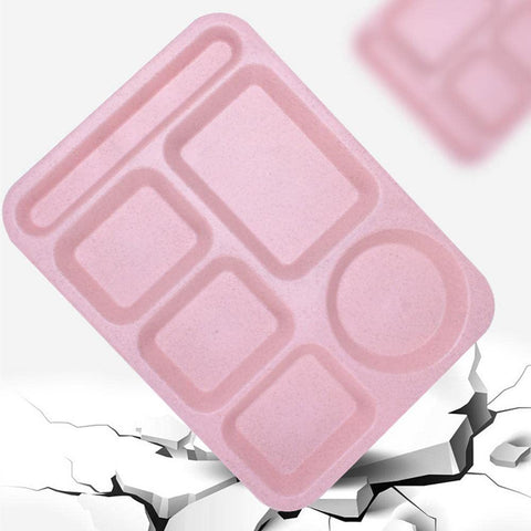 AIYoo unbreakable plastic plate is lightweight and easy to handle.