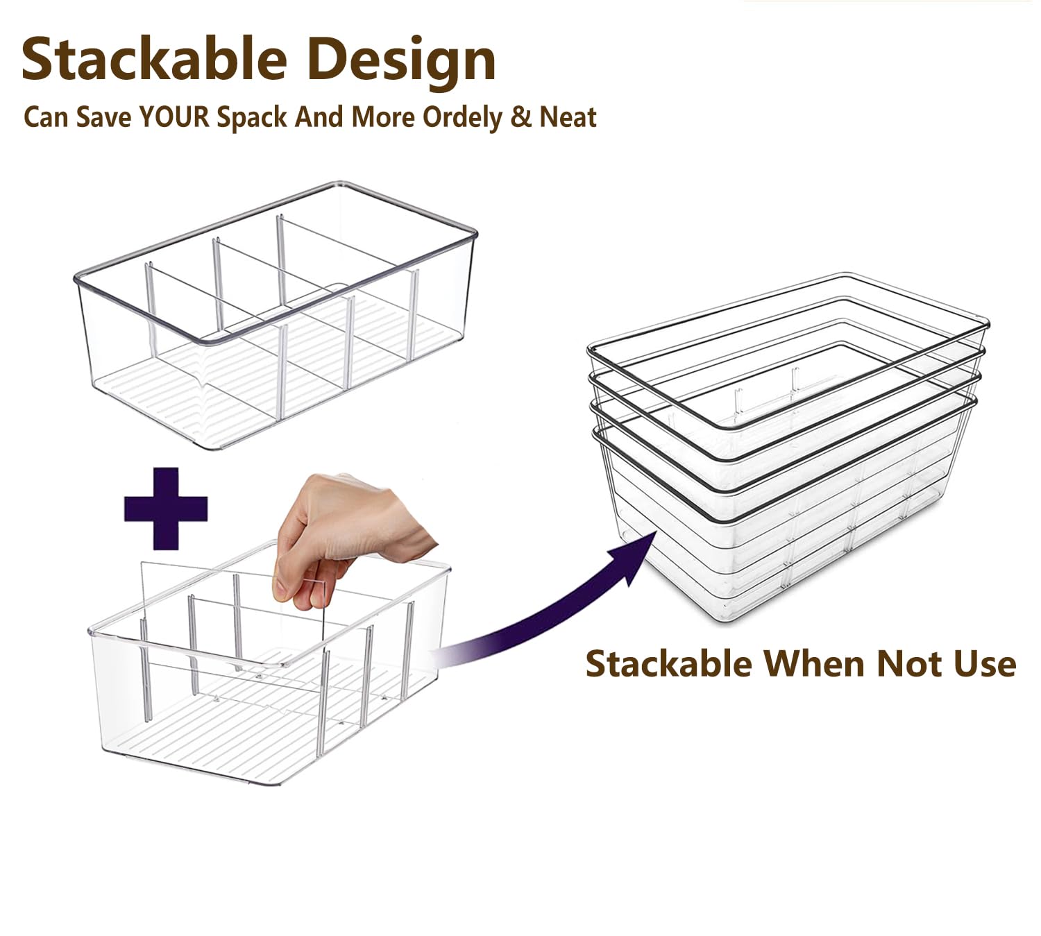 AIYULONG BPA-free PET material ensures lightweight, durable kitchen storage.