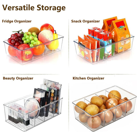 AIYULONG dimensions 10.4 x 6.1 x 3.5-inch bin fits on counters and shelves.