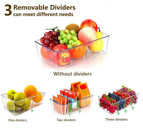 AIYULONG removable dividers customize compartments for spices, tea, and snacks.
