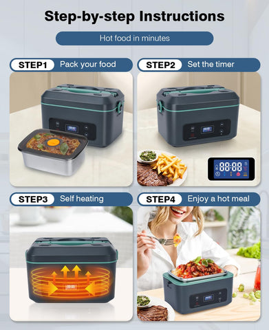 AIZOCO 5.5-cup removable container ready for meals