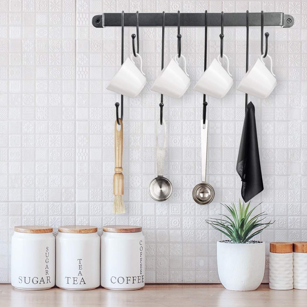 AJART coffee mug holder is a space saver, freeing countertop and cabinet space.
