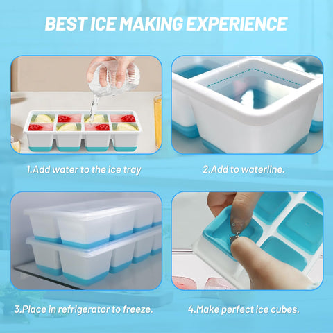 AJIJING airtight lid keeps odors out and stacks neatly in the fridge.