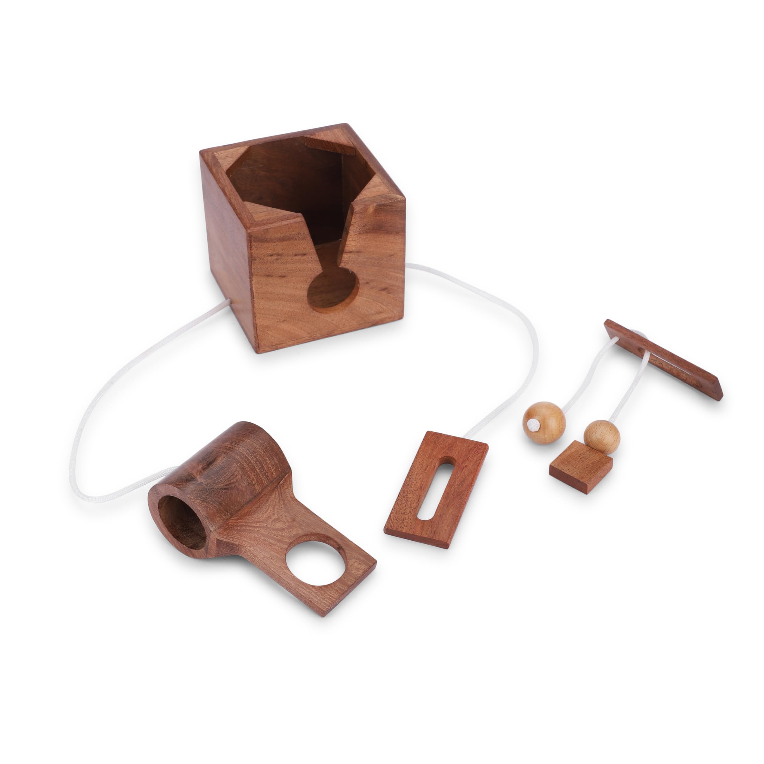 Ajuny bar accessory puzzle holder sparks conversations at parties.