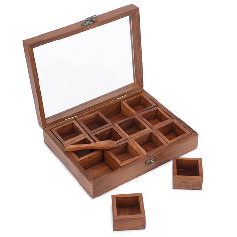 Ajuny durable wood construction adds warm rustic charm to kitchen spaces.