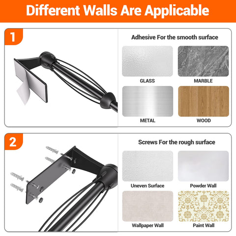 AKAAYUKO black matte wall mount blends with modern kitchens