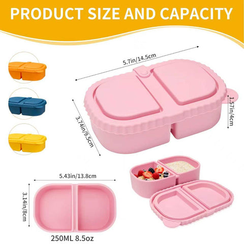 AKGGBOOOM leakproof silicone lids keeping dressings secure during transport.