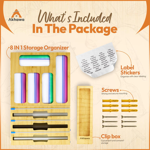 Akhawa compact drawer organizer reduces clutter in busy kitchens