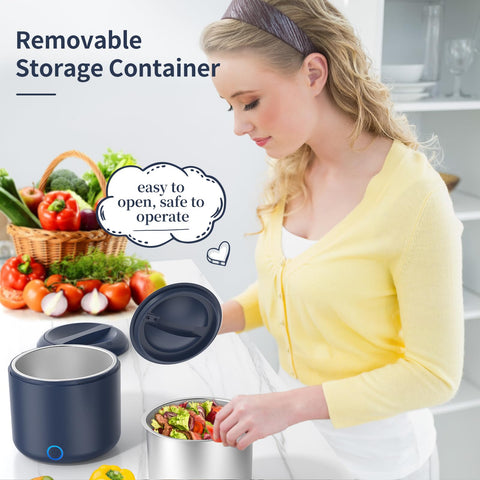 Akhia 304 stainless steel container 1.2L highlights durable, large capacity.