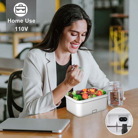 Akhia 100W fast heating delivers warm meals quickly at home or on-site.