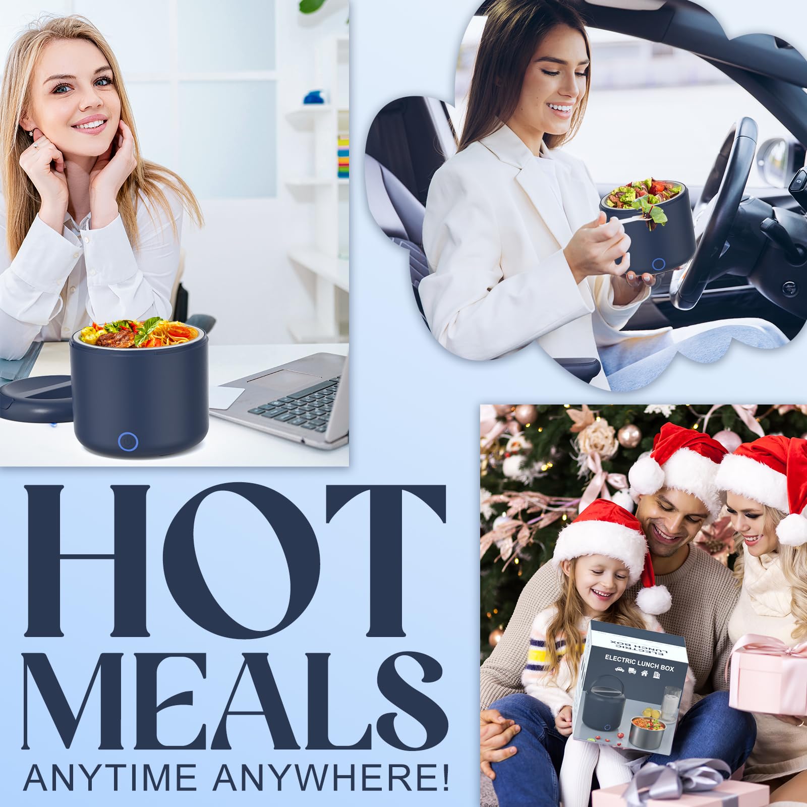 Akhia daily-use design enables hot meals during busy workdays.