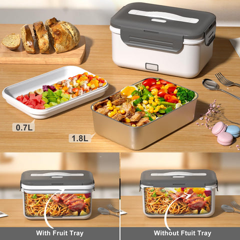 Akhia spill-proof design features rubber seals and four-sided snaps.