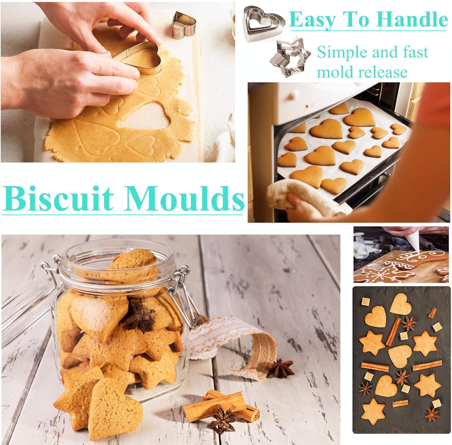 AKHMLEF BPA-free silicone piping bags for safe decorating.