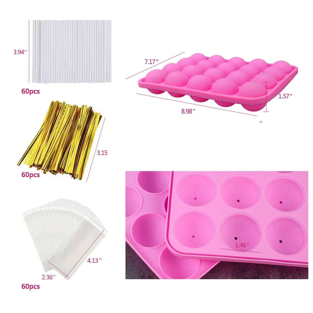 AKINGSHOP packaged set view with all included accessories