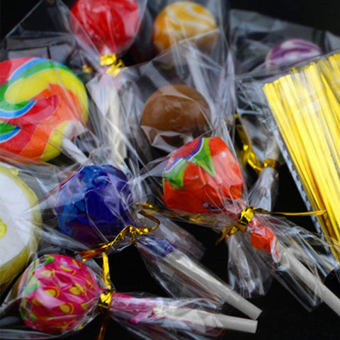 AKINGSHOP twist ties to seal bags and keep treats fresh