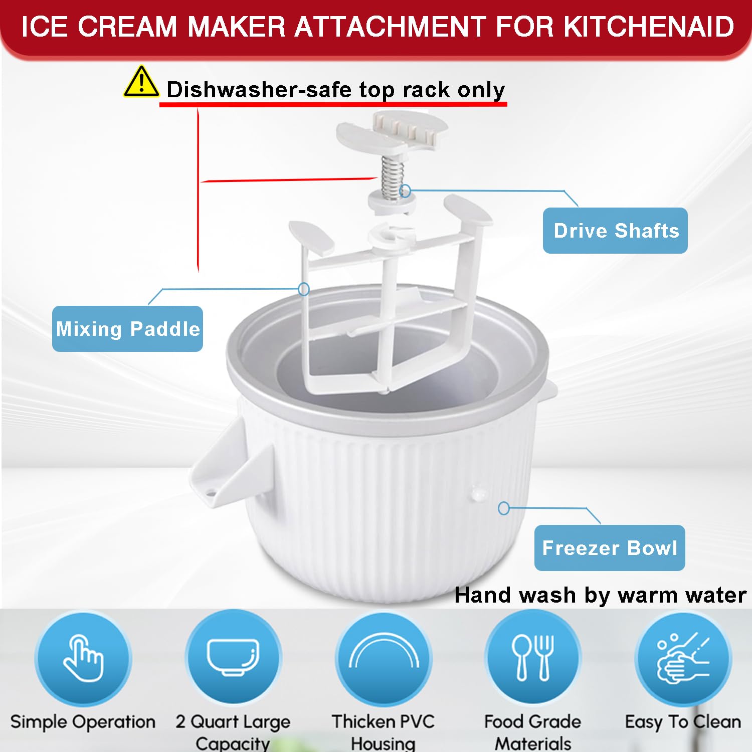 Akiosk attachment demonstrates lug compatibility for tilt-head and bowl-lift mixers
