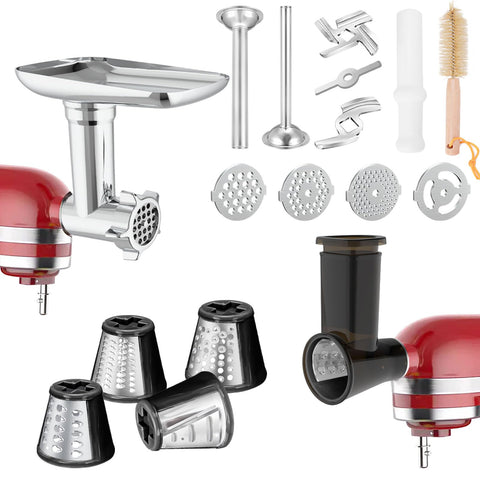 Akiosk meat grinder attachment for KitchenAid expands home meat prep options.