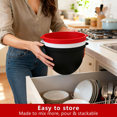 Folded Akiosk silicone liners demonstrate compact storage and space saving.