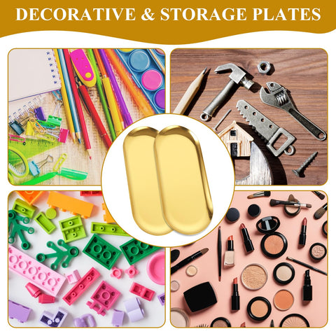 AKOLAFE gold trays designed for versatile entertaining and coordinated serving sets.