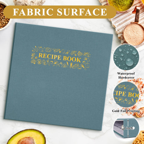 AKONEGE Binder sleeves protect recipe cards while remaining easy to view.