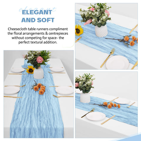 Aktor table runner with neatly sewn edges for a clean look