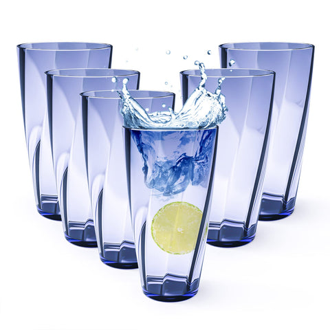 Alaiselit blue unbreakable cups 25oz offer sturdy outdoor drinkware for gatherings