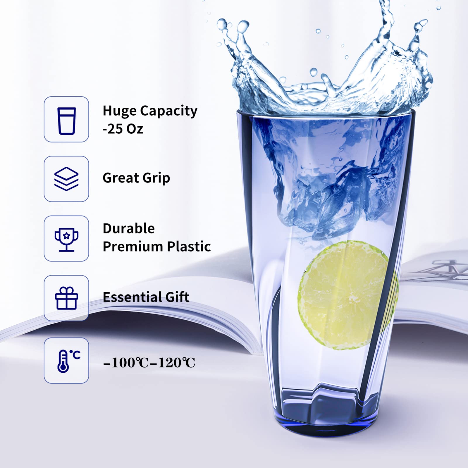 Alaiselit dishwasher safe plastic tumbler ensures easy cleanup after meals
