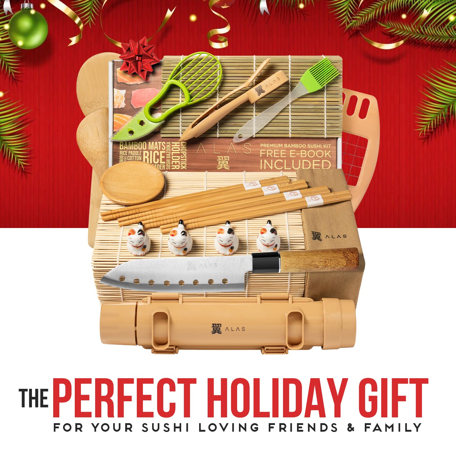 Alas bamboo sushi mats for perfect maki at home.