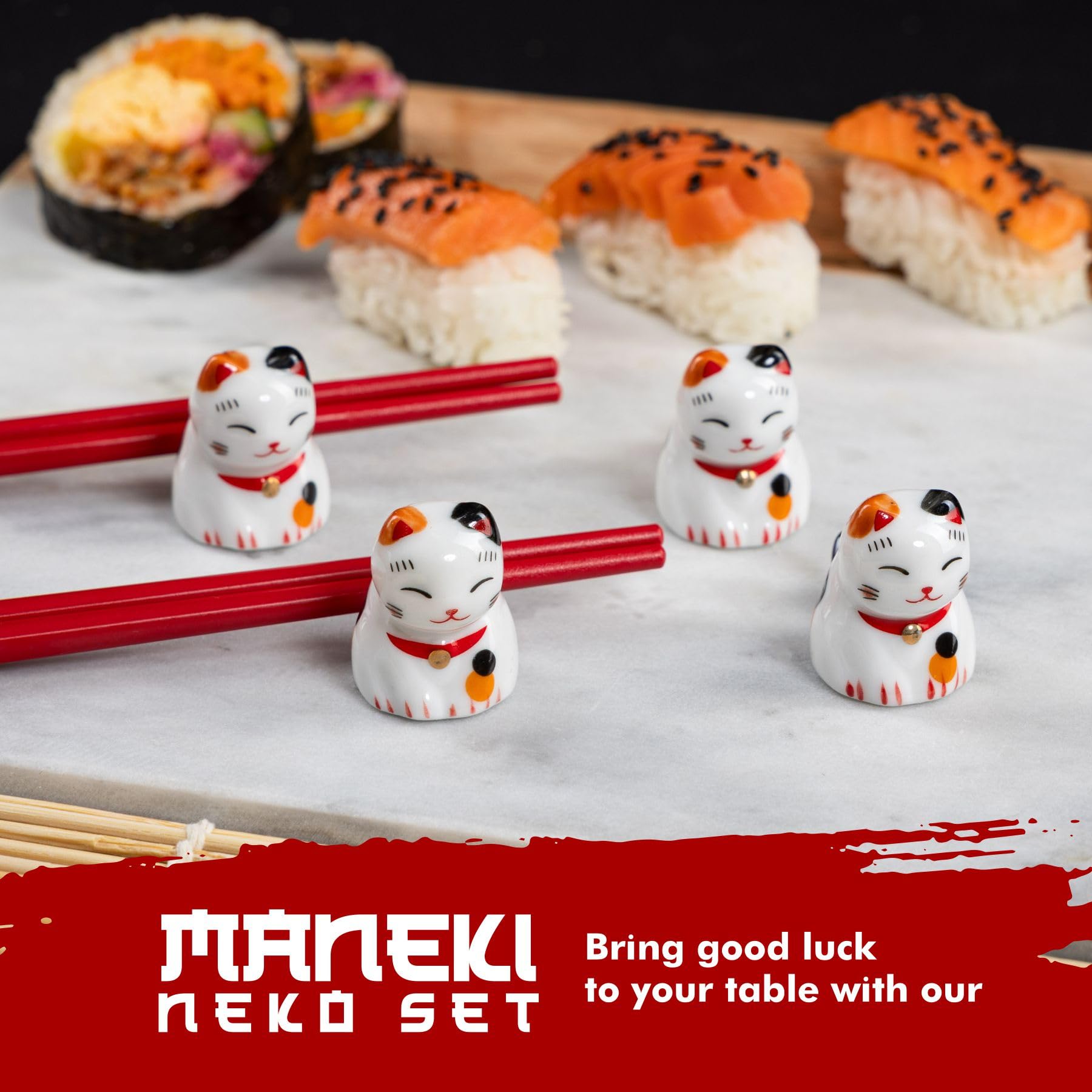 Alas bamboo sushi mats for tight maki rolls at home.