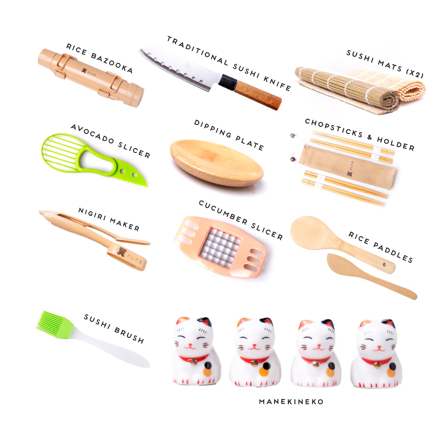 Alas sushi brush helps glaze and clean as you go.